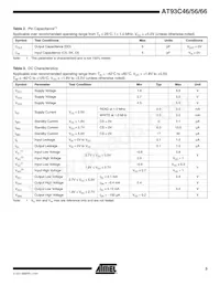 AT93C46Y1-10YU-1.8-T Datasheet Pagina 3