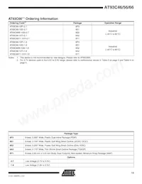 AT93C46Y1-10YU-1.8-T數據表 頁面 13