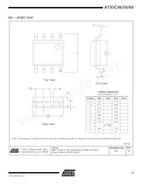 AT93C46Y1-10YU-1.8-T Datasheet Pagina 15