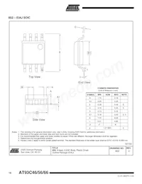 AT93C46Y1-10YU-1.8-T Datasheet Pagina 16