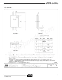 AT93C46Y1-10YU-1.8-T數據表 頁面 17