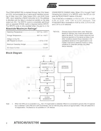 AT93C66-10SC Datenblatt Seite 2