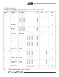 AT93C66-10SC Datasheet Page 4