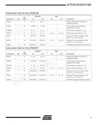 AT93C66-10SC數據表 頁面 5