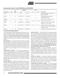 AT93C66-10SC Datasheet Page 6