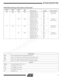 AT93C66-10SC Datasheet Page 11