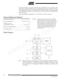 AT93C66A-10TI-2.7-T Datasheet Page 2