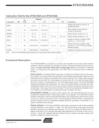 AT93C66A-10TI-2.7-T Datasheet Page 5