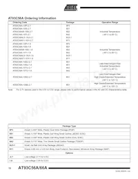 AT93C66A-10TI-2.7-T Datenblatt Seite 10