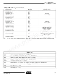 AT93C66A-10TI-2.7-T數據表 頁面 11