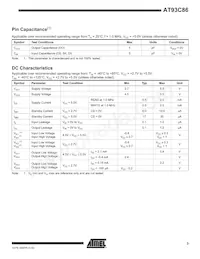 AT93C86-10TI-2.7 Datasheet Page 3
