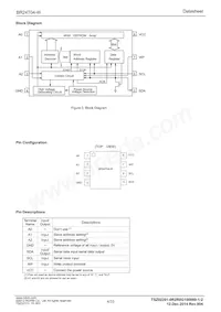 BR24T04FVJ-WE2 Datasheet Pagina 4