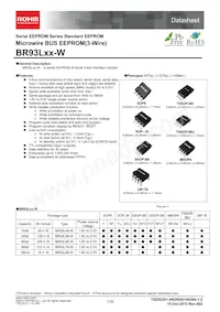 BR93L76FJ-WE2 Datasheet Copertura