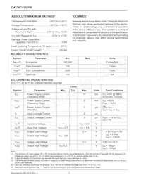 CAT25C128VI-GT3 Datenblatt Seite 2