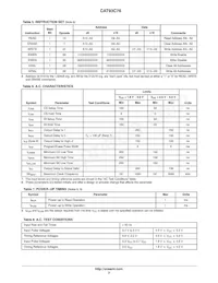 CAT93C76ZD4I-GT3 Datenblatt Seite 3