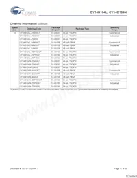 CY14B104N-ZS45XIT Datenblatt Seite 17