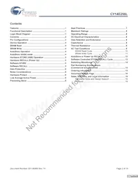 CY14E256L-SZ45XCT Datasheet Pagina 2