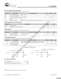 CY14E256L-SZ45XCT Datasheet Page 9