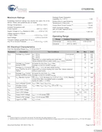 CY22E016L-SZ45XI Datasheet Page 6