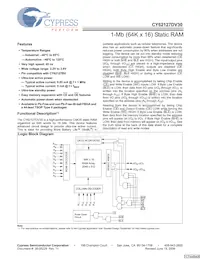 CY62127DV30LL-55BVXIT Datasheet Cover