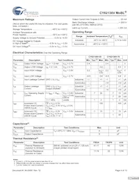 CY62136VLL-70ZSXET Datasheet Pagina 4