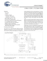 CY62137VLL-70ZXET數據表 封面