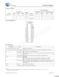 CY62137VLL-70ZXET Datenblatt Seite 2