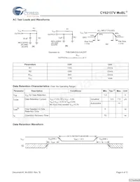 CY62137VLL-70ZXET Datasheet Pagina 4