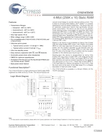 CY62147DV30LL-70BVXAT Datasheet Copertura