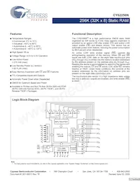 CY62256NLL-55ZRXET數據表 封面