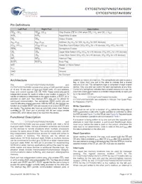 CY7C027VN-15AXC Datasheet Page 4