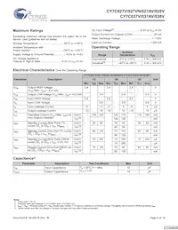 CY7C027VN-15AXC數據表 頁面 6