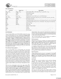 CY7C037V-20AXC Datasheet Page 4