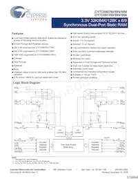 CY7C09089V-12AXI Datasheet Copertura