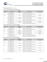 CY7C09389V-9AXI Datenblatt Seite 17