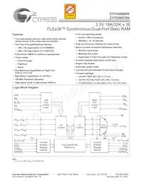 CY7C09579V-83AXI Datenblatt Cover