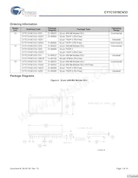 CY7C1019CV33-15ZXIT Datasheet Page 7