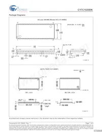 CY7C1020BN-15ZXCT數據表 頁面 7