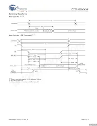 CY7C1020CV33-10ZXCT數據表 頁面 5