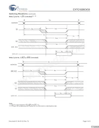 CY7C1020CV33-10ZXCT Datasheet Pagina 6