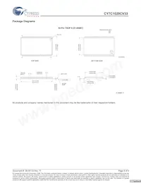 CY7C1020CV33-10ZXCT數據表 頁面 8