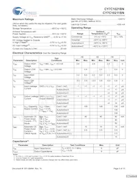 CY7C10211BN-10ZXCT Datenblatt Seite 3