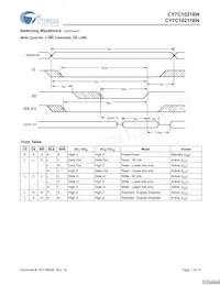 CY7C10211BN-10ZXCT Datasheet Pagina 7