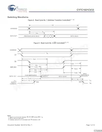 CY7C1021CV33-15ZSXAT Datenblatt Seite 7