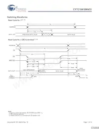 CY7C1041BNV33L-12VXCT Datenblatt Seite 7