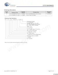 CY7C1041BNV33L-12VXCT Datenblatt Seite 10