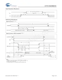 CY7C1041BNV33L-15ZXCT Datenblatt Seite 4