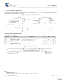 CY7C1059DV33-12ZSXIT Datasheet Page 4