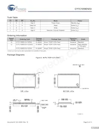 CY7C1059DV33-12ZSXIT Datasheet Page 8