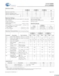 CY7C109BNL-15VC數據表 頁面 2